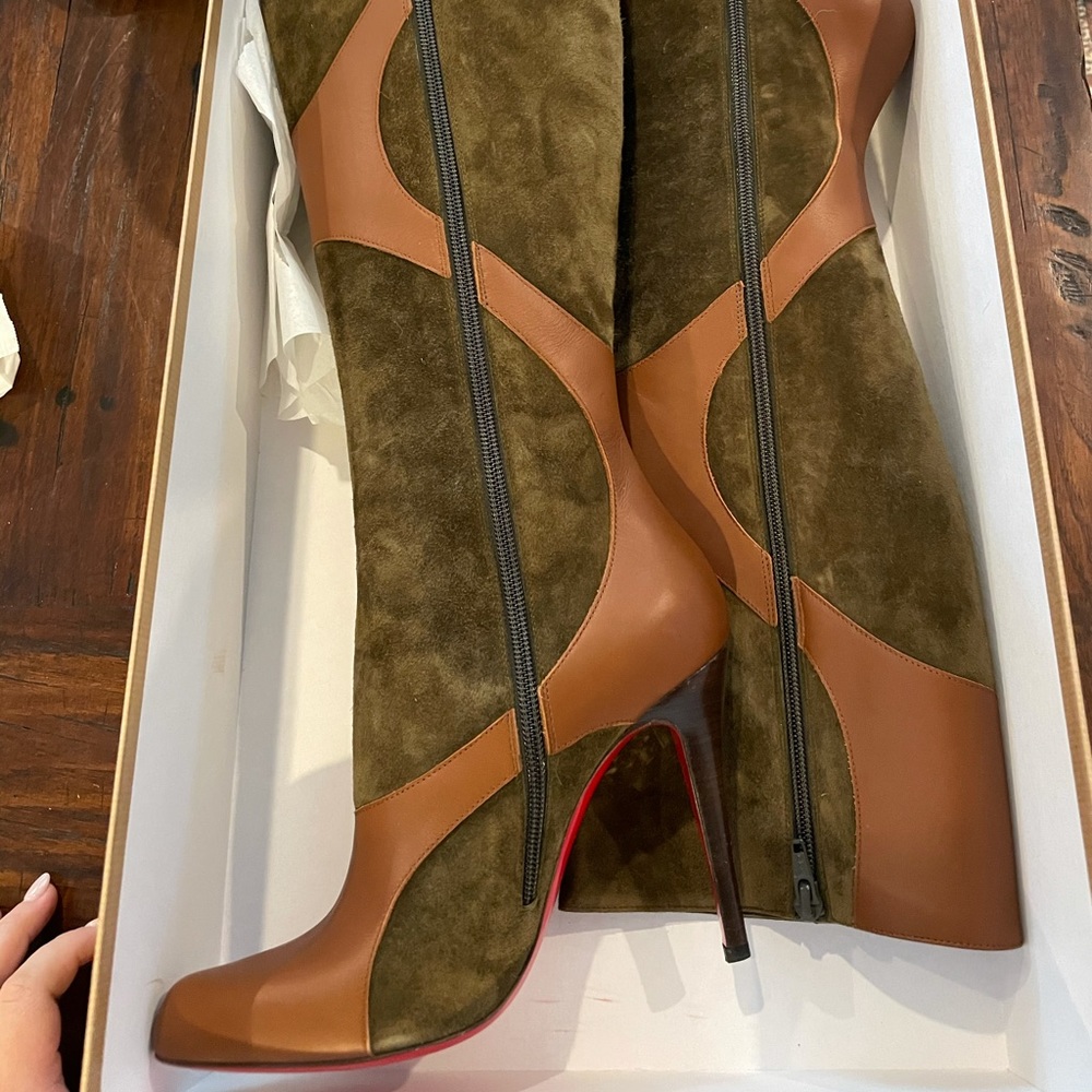 Christian Louboutin boots, never worn
